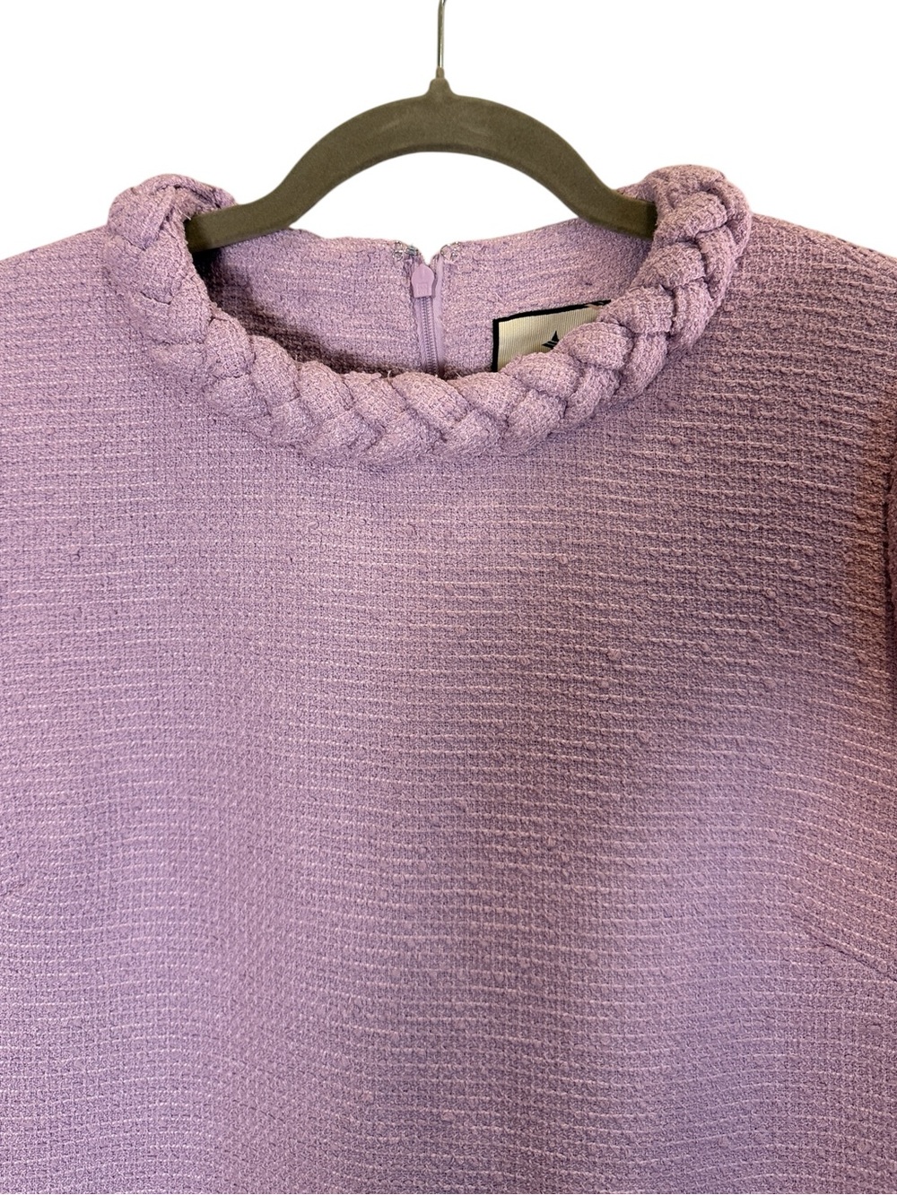 Tuckernuck Women’s Lilac Crocus Petal Tweed Jackie Dress Dress sz XL - Picture 2 of 11